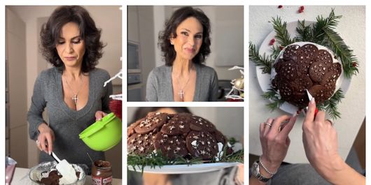 Tort festiv, pregătit chiar de Ramona Bădescu! Numai bun de pregătit în noaptea dintre ani: 