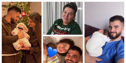 Iancu Sterp a postat primele fotografii cu bebelușul, pe rețelele de socializare! Mezinul familiei Sterp are acum familia în formulă completă: 