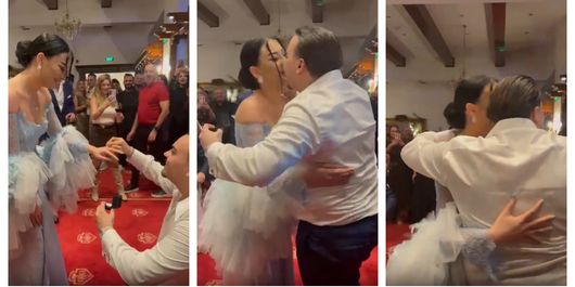 Moment special pentru fiul lui Adrian Minune! Tânărul și-a cerut în căsătorie iubita, chiar în noaptea dintre ani