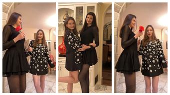 Irina Columbeanu și Monica Gabor și-au petrecut Revelionul împreună! Ce ținute au ales să poarte cele două? 