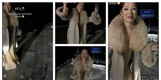 Unde a prins-o Revelionul pe Vlăduța Lupău? Soacra artistei i-a lăsat multe bunătăți acasă, de care s-a bucurat odată ce a ajuns! 