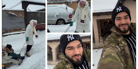 Iancu Sterp, luat prin surprindere de schimbarea de vreme! Cât de mare e zăpada în zona locuinței sale? 
