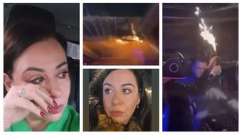 Oana Roman, uimită total de reacția tinerilor aflați în clubul din Elveția, al cărui tavan a luat foc din cauza artificiilor, chiar în noaptea de Revelion! Vedeta TV este îngrijorată: 