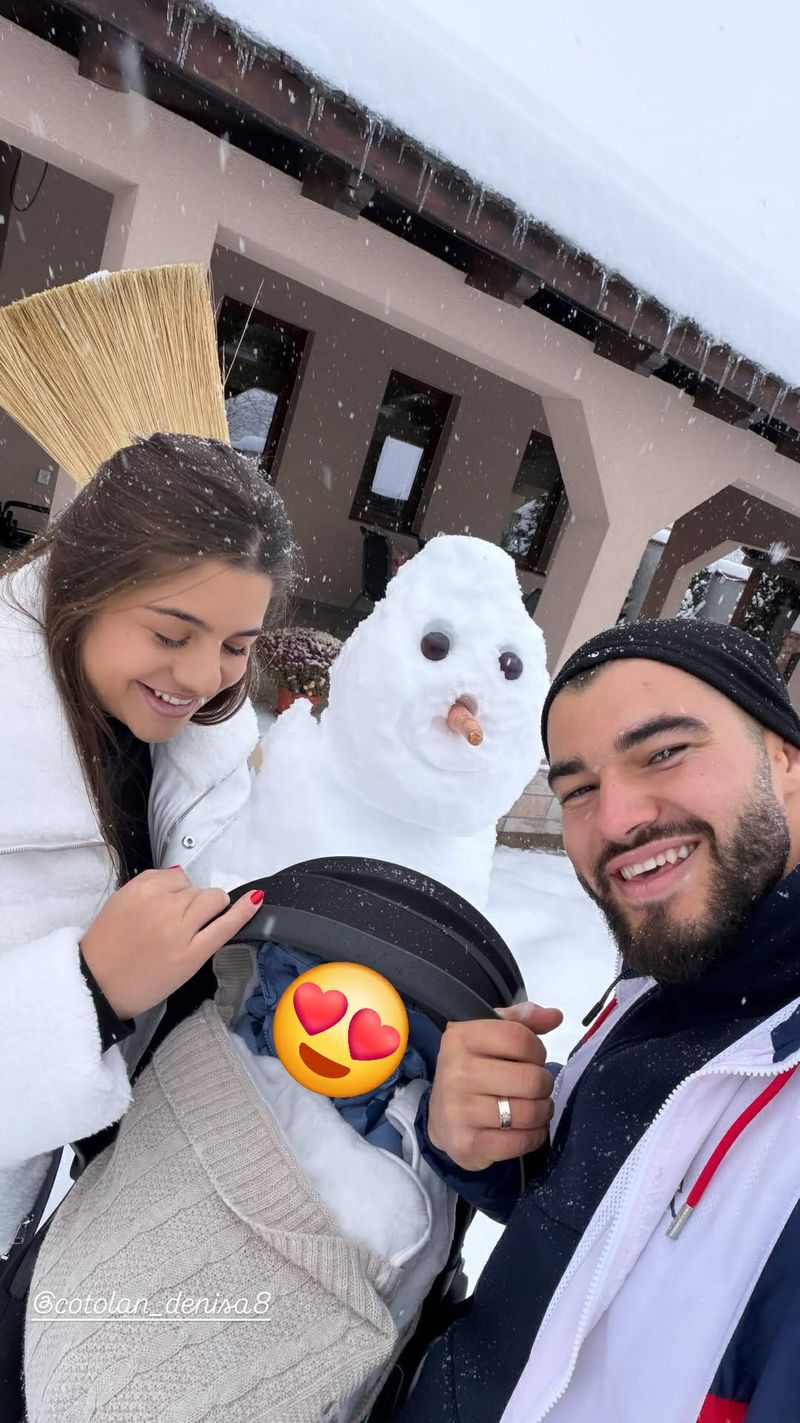 Iancu, Denisa și copilul