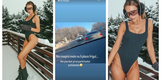 O astfel de întâmplare îi mai lipsea soției lui Dani Oțil! Ce a pățit Gabriela, la mașină, în plină zi cu temperaturi scăzute? 