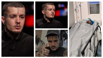 Zannidache, bandajat, pe patul de spital. Prin ce operație a trecut și cum s-a afișat tânărul