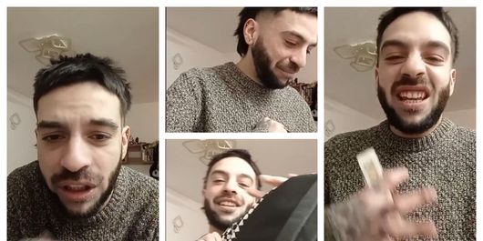 Copleșit de tristețe, David Pușcaș și-a luat câteva lucruri pe care le-a arătat entuziasmat urmăritorilor din online: „Să mă simt și eu fericită și plină.”