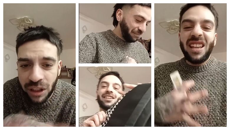 Copleșit de tristețe, David Pușcaș și-a luat câteva lucruri pe care le-a arătat entuziasmat urmăritorilor din online: „Să mă simt și eu fericită și plină.”