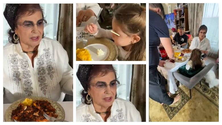 Irina Loghin, bucurie de nedescris la masa din familie. Cum s-a afișat artista, alături de nepoțica ei: “Eu, când eram mică, mâncam mămăligă goală.”