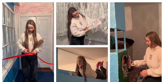 Maria Karapa a terminat renovările la casa tatălui ei. Cum arată locul care înainte de sărbători era doar o casă părăsită: “Dacă ați ști câți bani au mers pe reparație, v-ați pune mâinile în cap.”