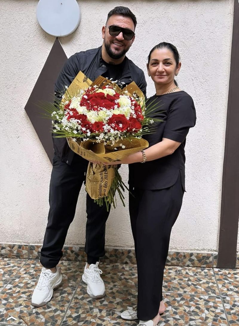 Costel Biju și mama lui