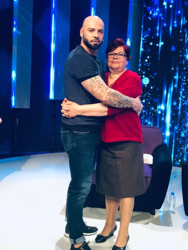 Giani Kiriță și mama sa