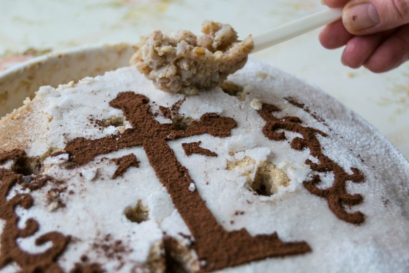 Coliva se dă de pomană de Moșii de Iarnă