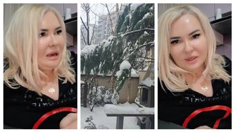 Ce a găsit Viorica de la Clejani în curte, după ninsoarea puternică de noaptea trecută: “Unul stă să cadă, ceilalți, la fel, morți.