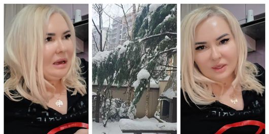 FOTO Ce a găsit Viorica de la Clejani în curte, după ninsoarea puternică de noaptea trecută: “Unul stă să cadă, ceilalți, la fel, morți.