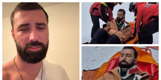Andrei Stoica, preluat direct de pe pârtie, după ce s-a accidentat la schi: „Realitatea m-a pus frumos la sol.”