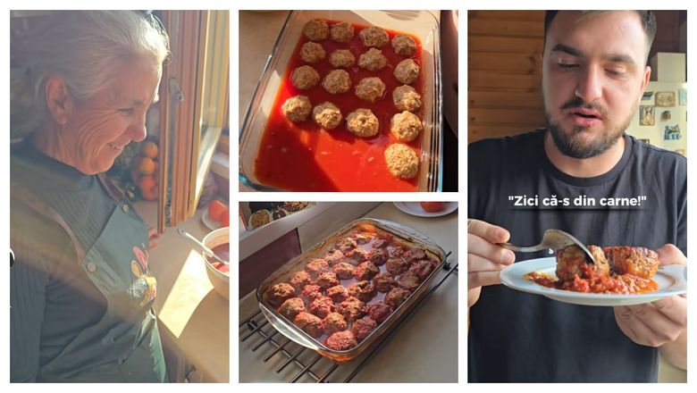 Chiftele fără carne, în sos, rețeta pregătită de mama fraților Graur: „Nu-mi vine să cred cât de bune sunt!”