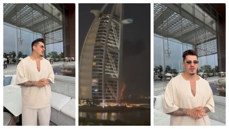 Bogdan de la Ploiești, mesaj din Dubai, după situația conflictuală din zonă. Cum este artistul după cele întâmplate: “Am văzut o explozie chiar în fața mea.”