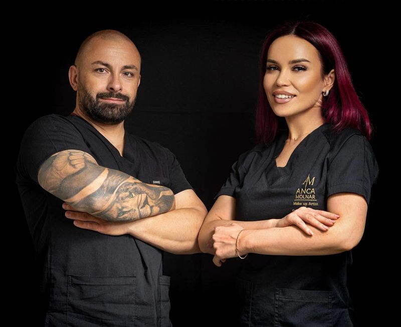 Anca Molnar și soțul ei