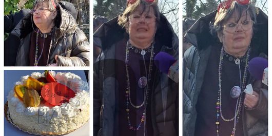 FOTO Anca Pandrea a dus tort la mormântul lui Iurie Darie! Actrița a izbucnit în lacrimi: „Te iubesc, sufletul și viața mea, lurişcă al meu.”