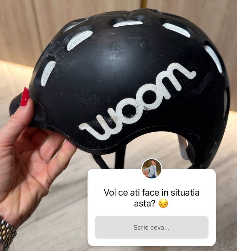 Casca fiului Andreei Bănică