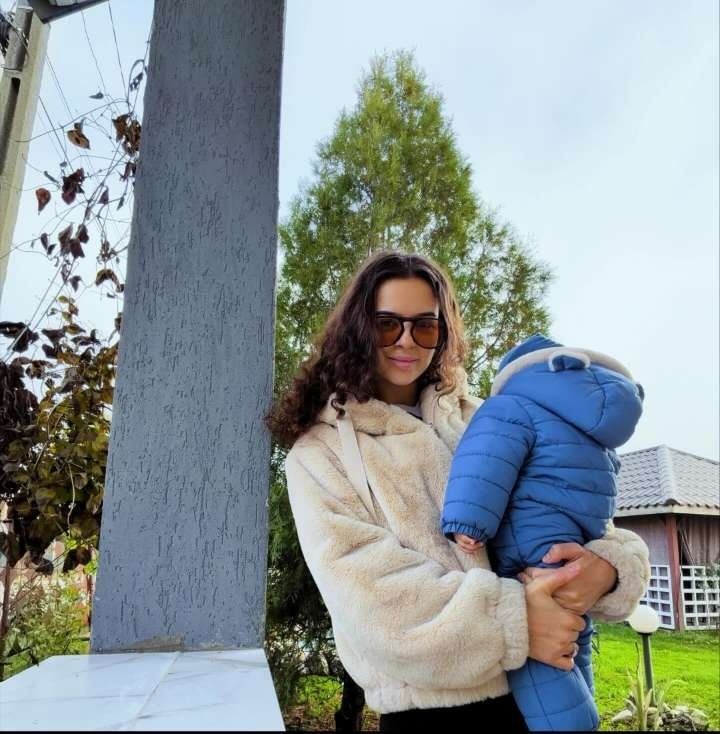 Oana Ciocan și fiul