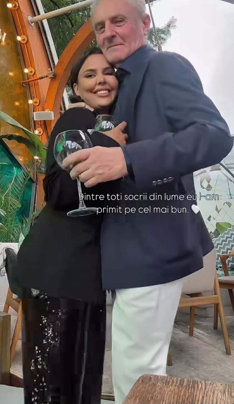 Andreea Popescu și socrul