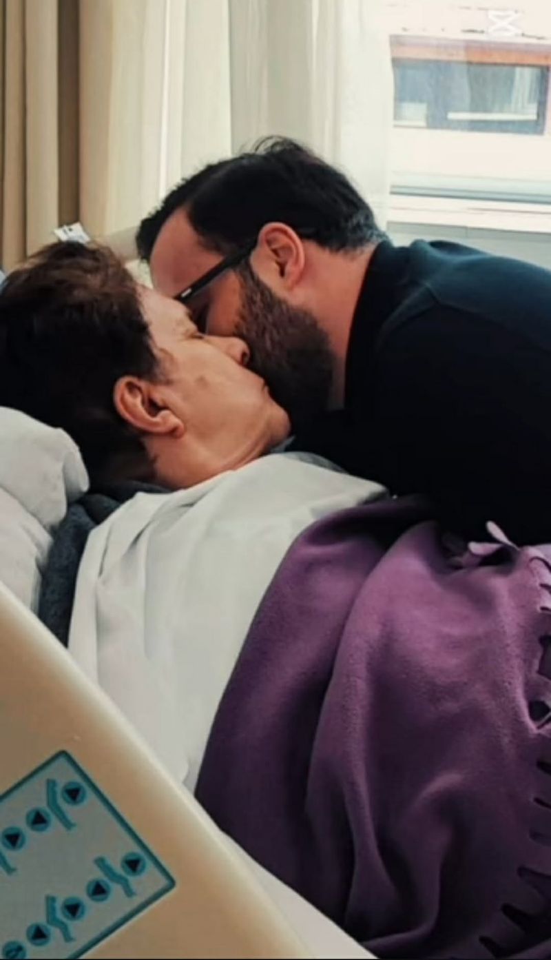 Mihai G&acirc;dea și mama lui