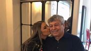 Anamaria Prodan și Mircea Lucescu