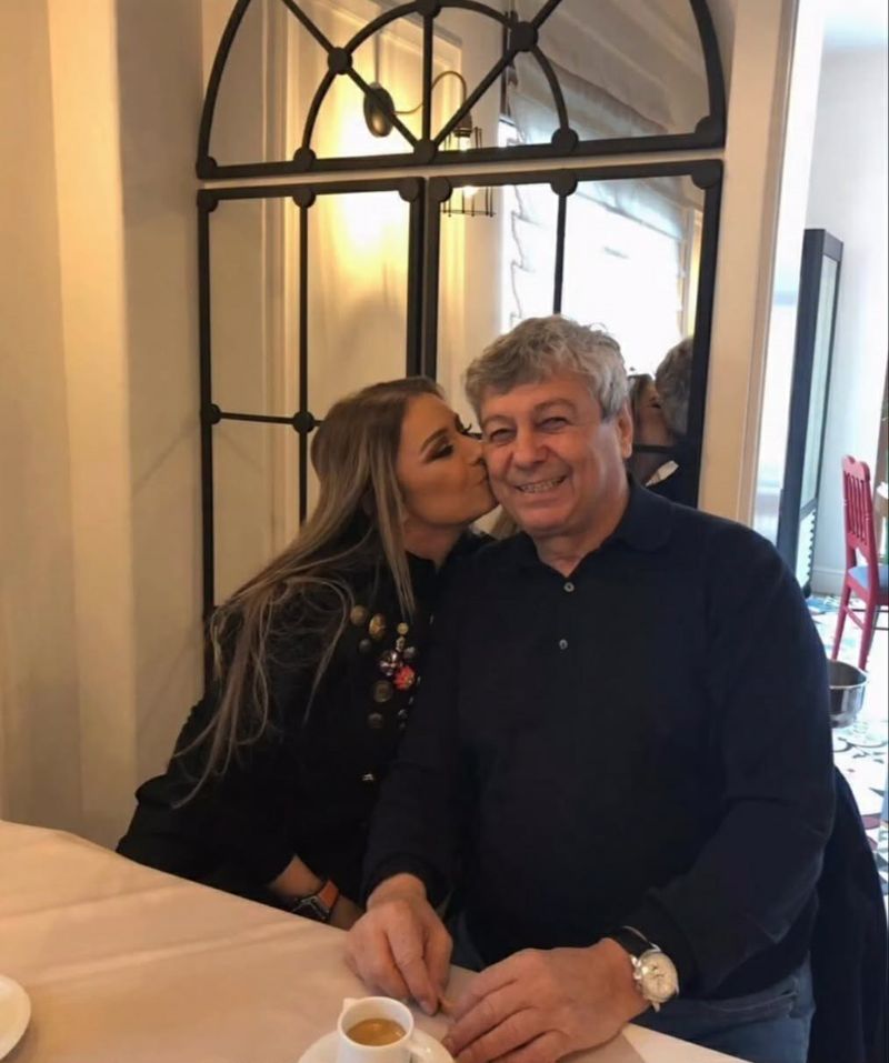 Anamaria Prodan și Mircea Lucescu