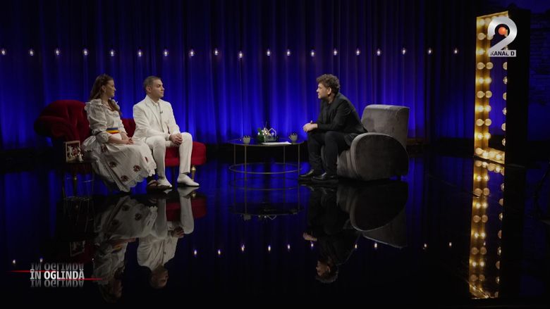 Lavinia Goste și Marius Zorilă, două destine împletite cu iubire, invitații ediției speciale „În oglindă”, sâmbătă, de la 22:00, la Kanal D2