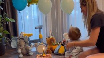 Fiul Claudiei Puican și al lui Armin Nicoară a împlinit un an! Ce cadou special a primit de la bunicul său, Petrică Nicoară: „A adus bunicul cadou!”