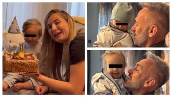 Fiul Claudiei Puican și al lui Armin Nicoară a împlinit un an! Ce cadou special a primit de la bunicul său, Petrică Nicoară: „A adus bunicul cadou!”