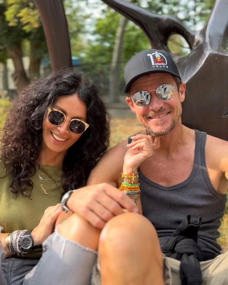 Felix Baumgartner și Mihaela Rădulescu