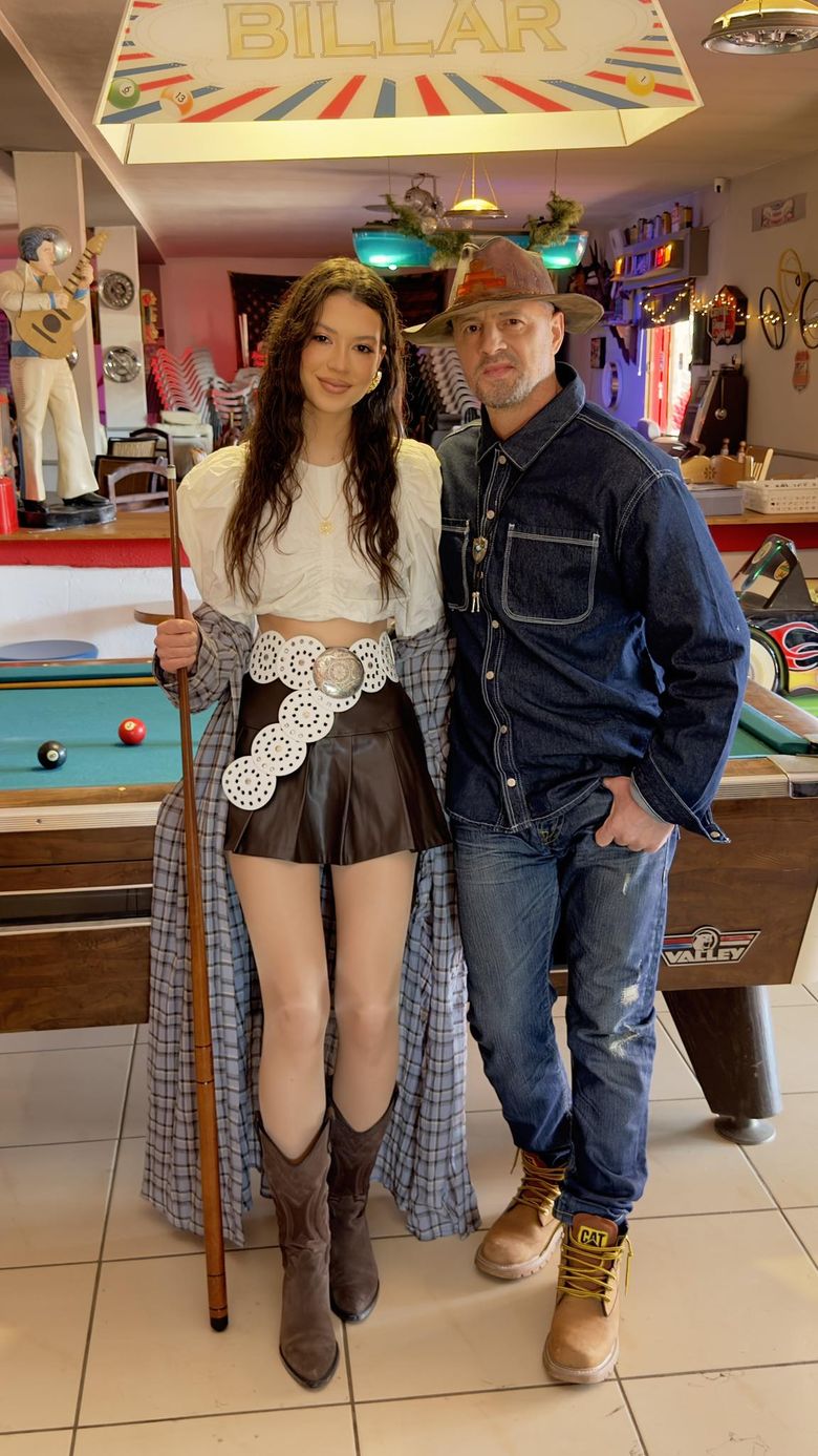 Pavel Stratan și fiica sa, Cleopatra