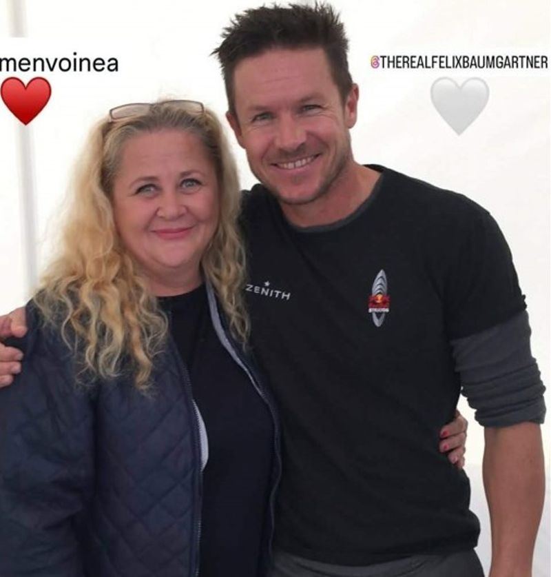  Felix Baumgartner și prietena Mihaelei Rădulescu