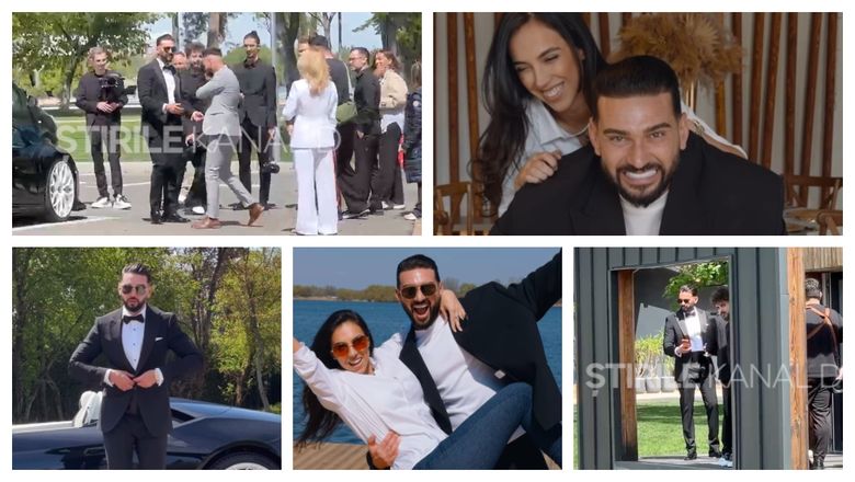 FOTO Dorian Popa și logodnica lui se căsătoresc azi! Primele imagini de la marele eveniment