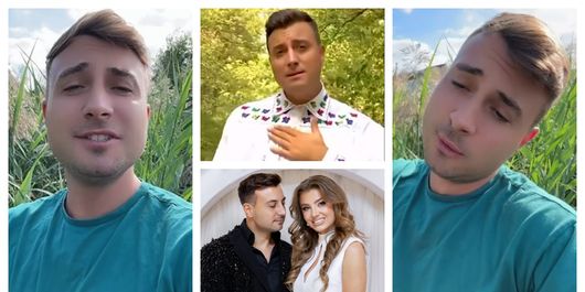 Valentin Sanfira își strigă durerea prin cântec. Ce spun versurile melodiei postate de artist: “Ai strâns amar și dor.”