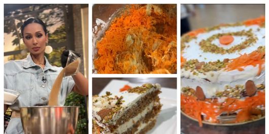 Rețeta de tort de morcovi cu cremă de brânză a Majdei: „Coci la 170°C timp de 45-50 de minute.”