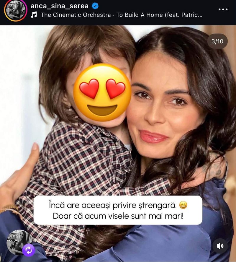 Anca Serea și fiul ei