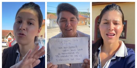 Mama Geta și fiica ei, Getuța, în fața primăriei. Ce a vrut să-i dea fiicei sale, însă tânăra a refuzat: “A venit să-mi treacă averea.”