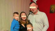 Adelin Florin cu familia sa