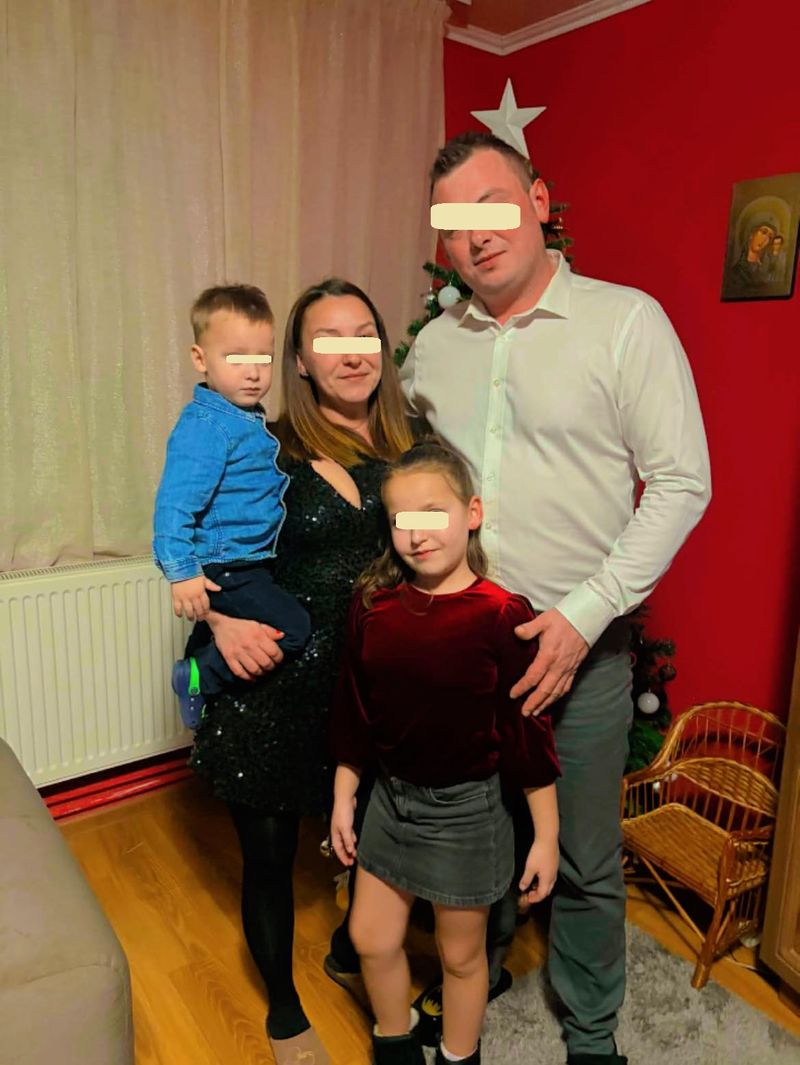 Adelin Florin cu familia sa
