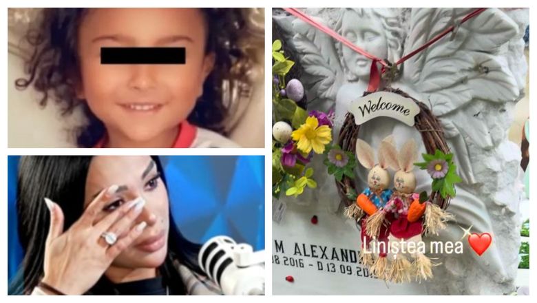 Gestul sfâșietor făcut de Cristina Pucean la mormântul nepoțelului său. Dansatoarea a mers la căpătâiul lui de 1 iunie
