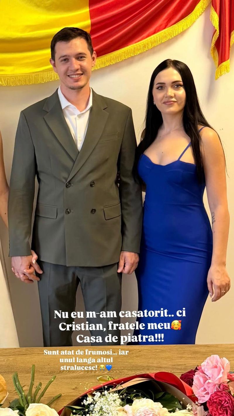 Cristian Com&acirc;nici s-a căsătorit