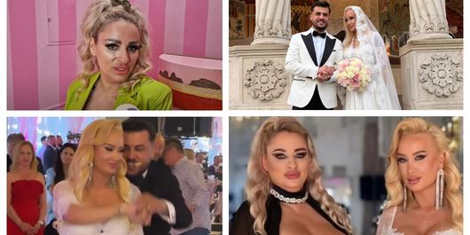 FOTO Primele imagini de la nunta Simonei Trașcă. Sânziana Buruiană a șocat cu ținuta ei aleasă la petrecere