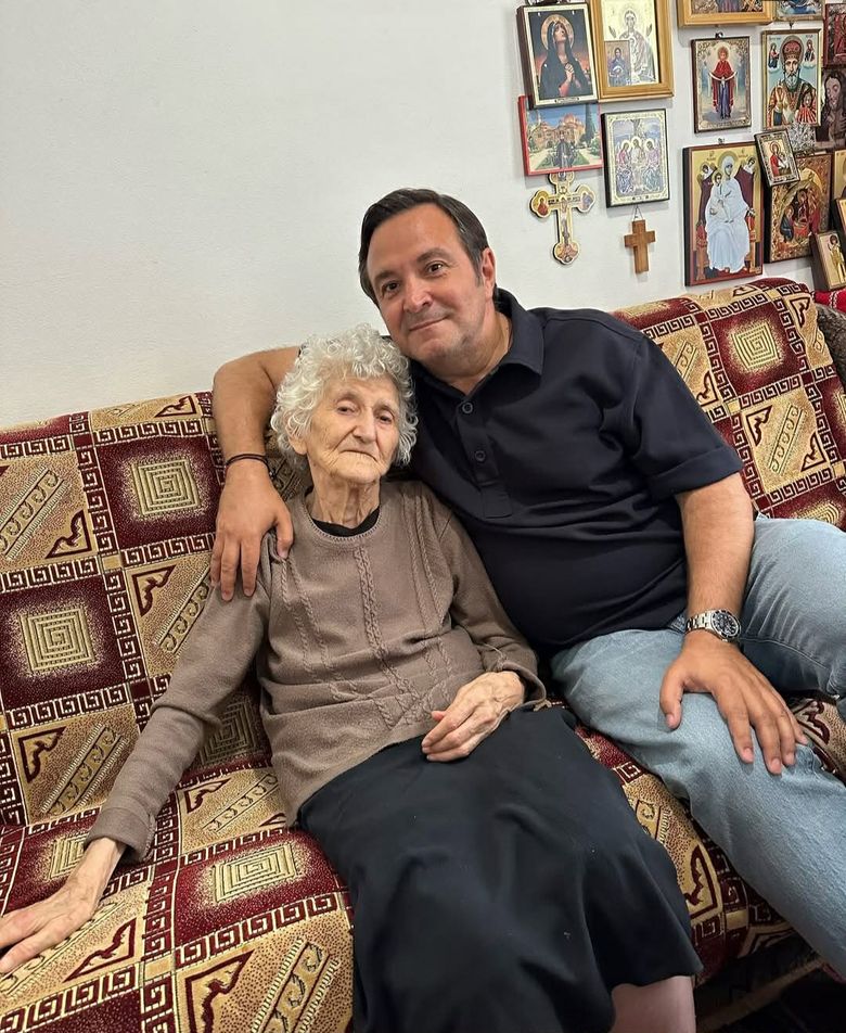 Daniel Buzdugan și mama lui