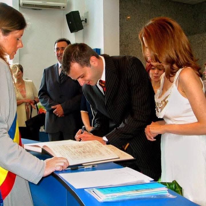 Mihai Morar și soția lui