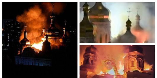 Noi atacuri asupra Kievului! Catedrala Adormirii Maicii Domnului, cuprinsă de flăcări. Reacția Patriarhiei Române: „Ne rugăm lui Dumnezeu!”