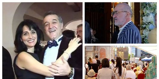 Cum a fost surprinsă Luminița Becali la sfințirea bisericii construite de Gigi Becali. Soția omului de afaceri a atras toate privirile